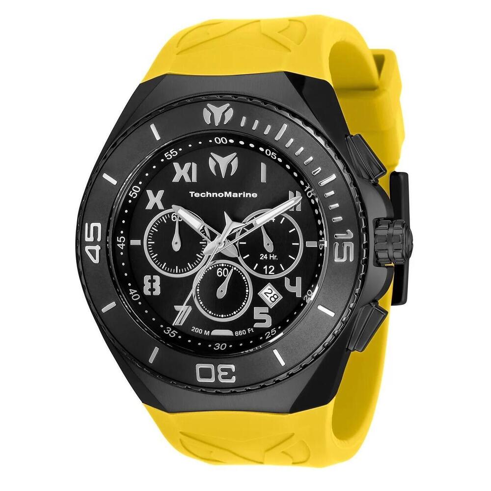 NWT TechnoMarine TM-220001 Manta | Quartz | Black | Men's Watch